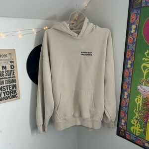 Brandy Melville John Galt Cream Sweatshirt